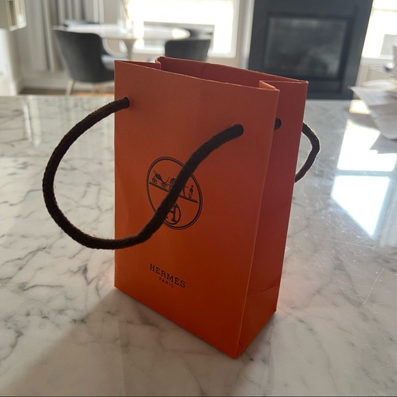 Authentic Small Hermes Gift Bag - Picture 3 of 7